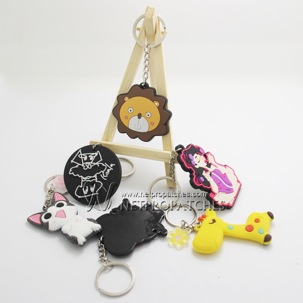 Single PVC Keychain